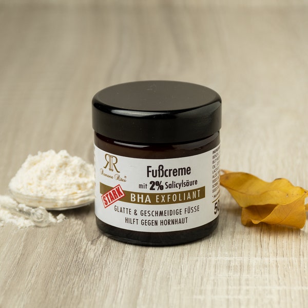 Fußcreme Repair & Protect mit Salicylsäure, Allantoin und Sheabutter - Naturkosmetik Bio Handgemacht