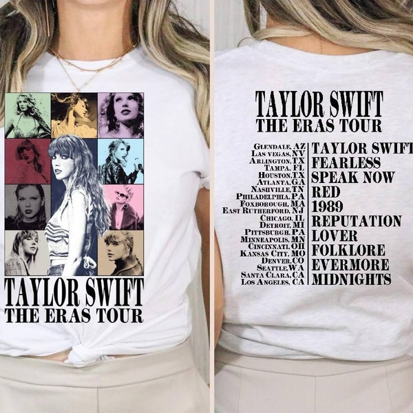 Vintage The Eras Tour Shirt, Swiftie Eras Tour Shirt, Swiftie Shirt, Swiftie Merch shirt, Midnights Album Tee, Midnights Concert Shirt