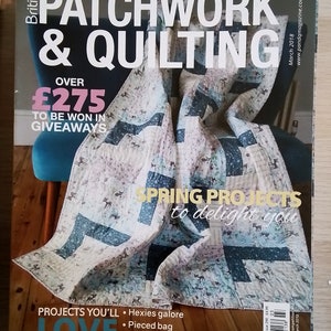 Patchwork and Quilting Magazine issue No 290, back issues