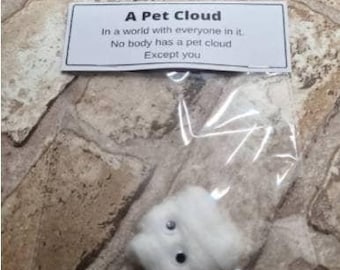 Cloud, joke present, gift for him, birthday gifts, gag gift, gift for her, valentines gift, joke gift, funny novelty joke gift