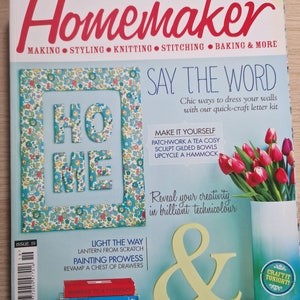 Homemaker magazine, project book issue 19, with step-by-step instructions for all kinds of crafts