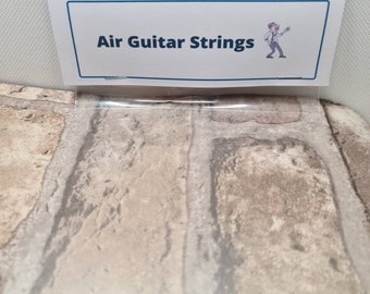 Air guitar strings joke present, gift for him, birthday gifts, gag gift, gift for him, stocking filler, joke gift, novelty , secret santa