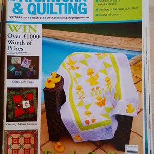 Patchwork and Quilting Magazine issue No 213, back issues