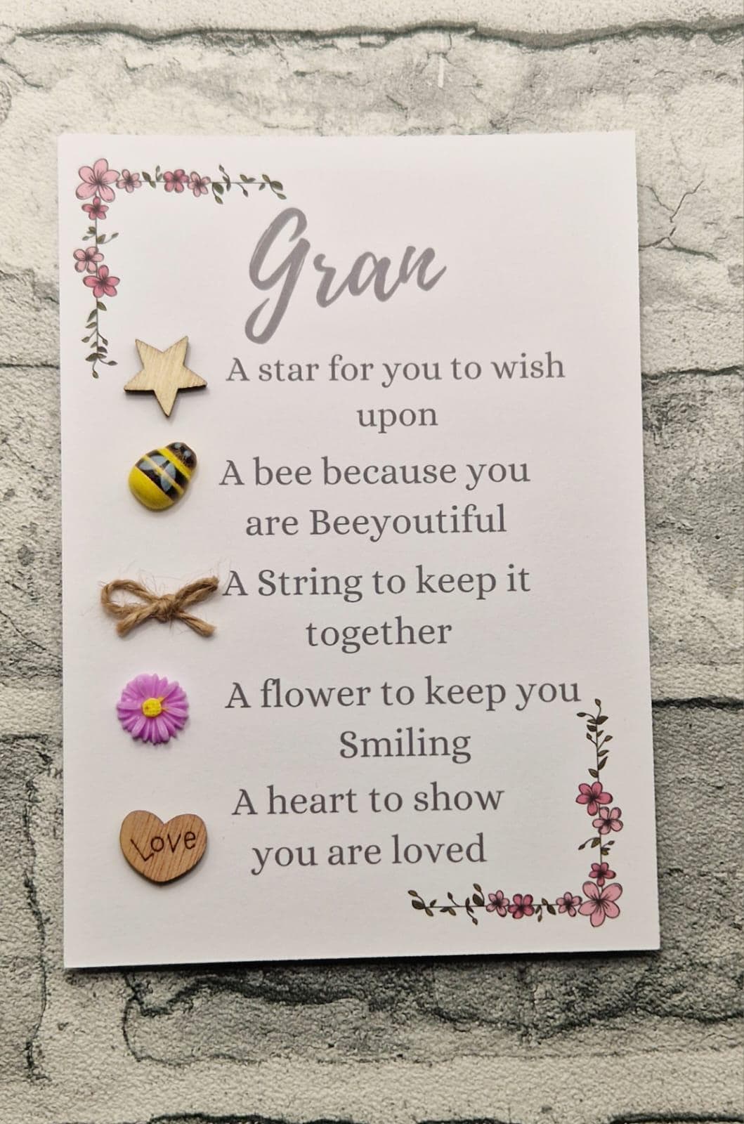 Mummy mothers day card, token gift, appreciation gift, mothers day gift for mum, gift for mummy, birthday gift for mum