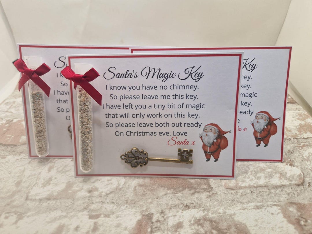 Santa's Magic Key, Santa's Key With Special Magic Dust, Christmas Eve ...