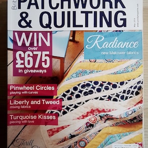 Patchwork and Quilting Magazine issue No 268, back issues