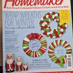 Homemaker magazine, project book issue 24, with step-by-step instructions for all kinds of crafts