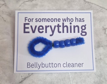 Belly button cleaner, joke present, gift for him, birthday gifts, gag gift, joke gift, funny novelty joke, valentines gift