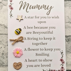 Carte d'anniversaire de maman, jeton que j'aime, cadeau de remerciement, cadeau de fête des mères pour maman, cadeau pour maman, cadeau d'anniversaire pour maman, cadeau pour maman