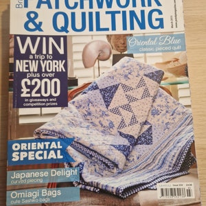 Patchwork and Quilting Magazine issue No 254, back issues