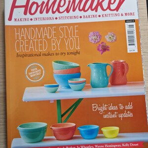 Homemaker magazine, project book issue 8, with step-by-step instructions for all kinds of crafts