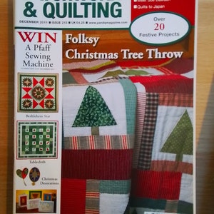 Patchwork and Quilting Magazine issue No 215, back issues