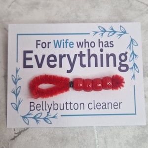 Belly button cleaner, joke present, gift for him, birthday gifts, gag gift, joke gift, funny novelty joke, valentines gift image 5