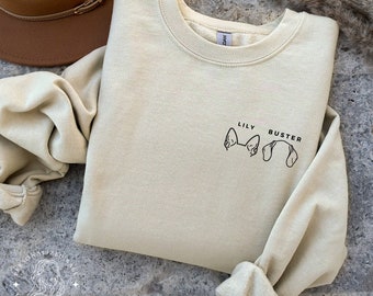 Custom Dog Ear Sweatshirt, Personalized Dog Sweatshirt, Custom Dog Mom Sweatshirt, Dog Dad Sweatshirt, Pet Lovers Sweatshirt, Dog Mom Gift