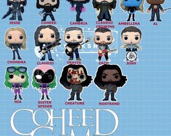 Naklejki Funko Coheed i Cambria