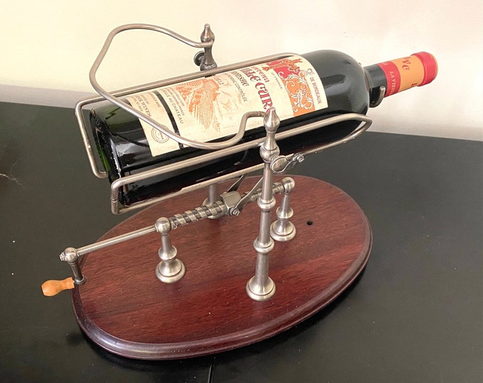 French Wine Decanting Cradle Etsy
