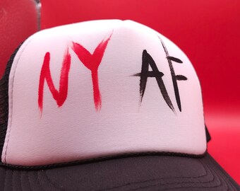 NY AF baseball cap, trucker hat