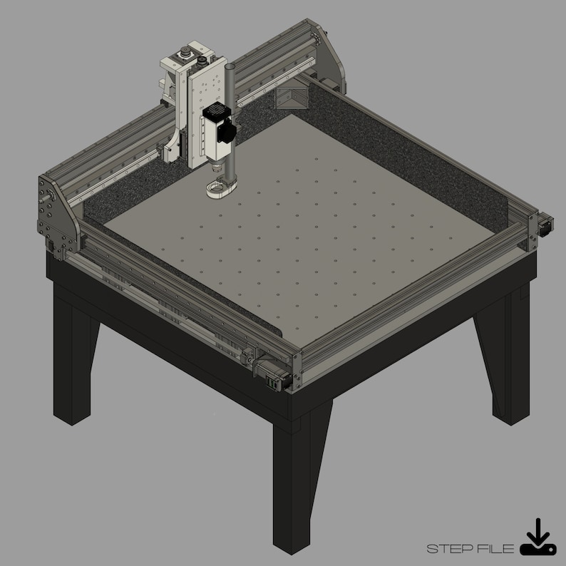 CNC Router 3D Model, Digital Download [3D Step File] - Etsy UK