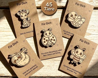 Amuletos de la suerte para despedidas: un pequeño detalle para cumpleaños, para dar el primer paso en el colegio de niños y amigos. Figuras de bambú.