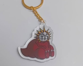 ラバ・ドッゴ・エスクイのライトとダークのキーホルダー