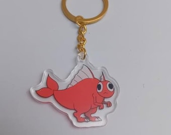 Lava-Doggo 魚キーホルダー スティーブ