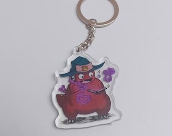 ラヴァ・ドッグ・ウィザード・キーチェーン