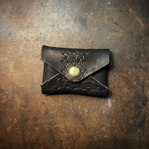 La carta de la muerte - Cartera de piel sin costuras