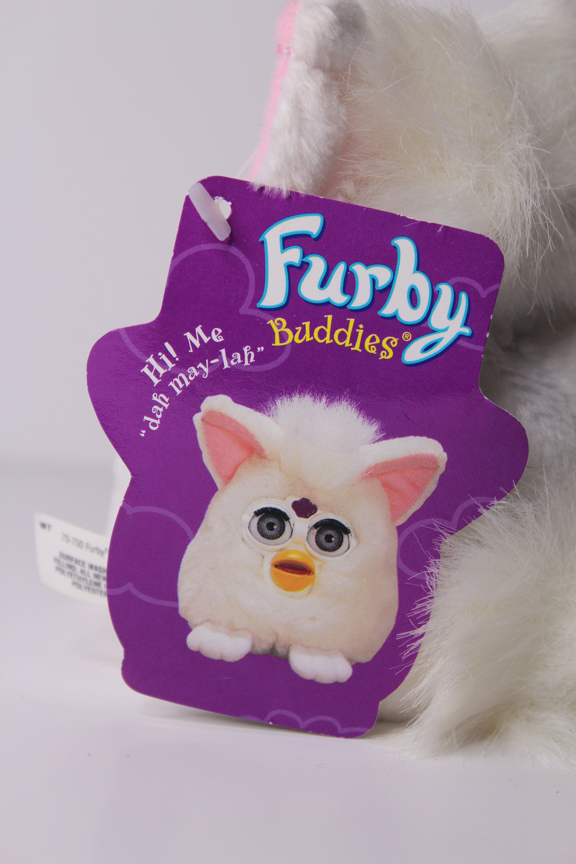 Furby Snowball (white With Pink Ears) 70-800 (1998) (NRFB - Not