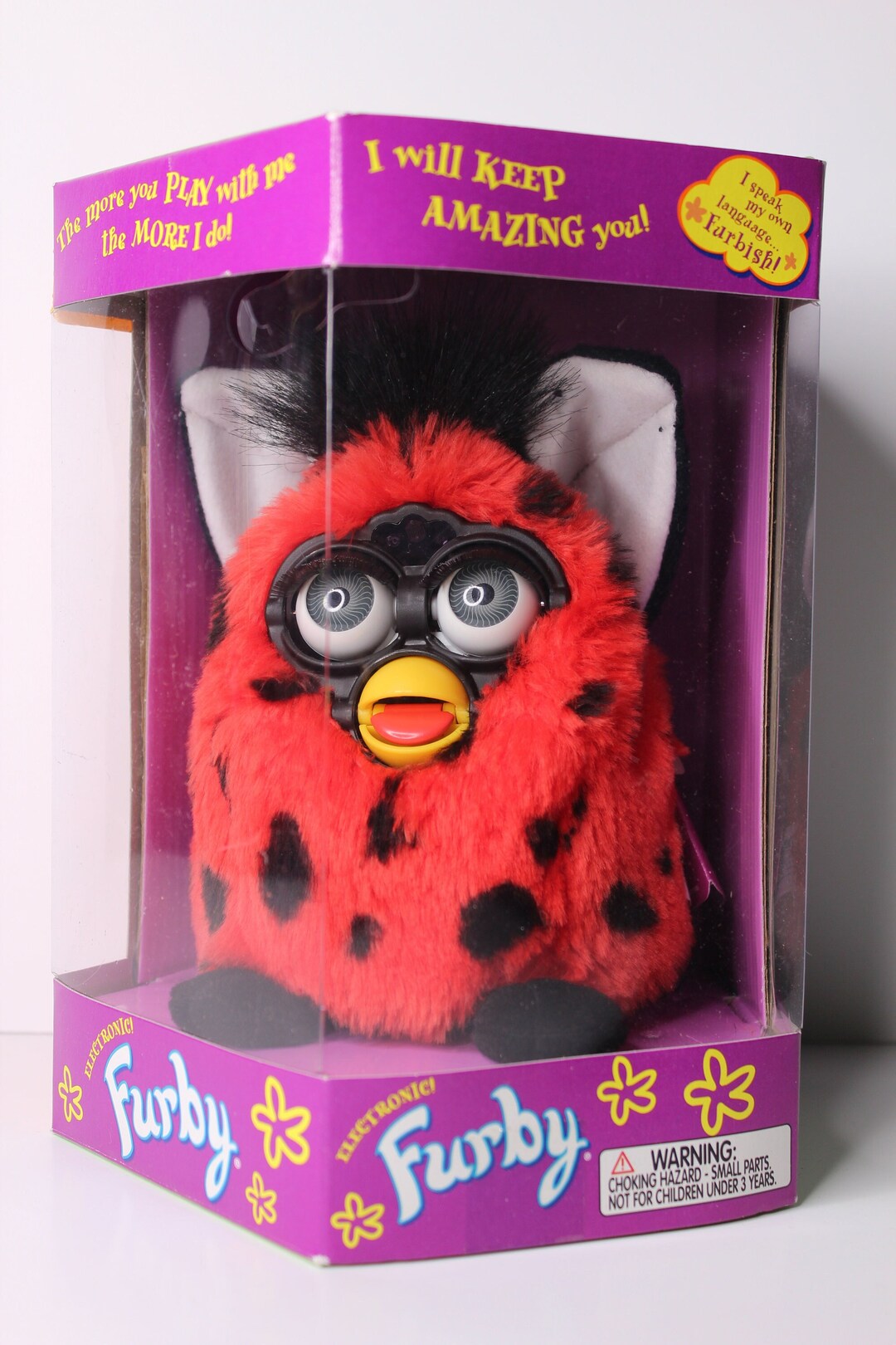 Furby Lady Bug (red With Black Spots) 70-800 (1998) (NRFB
