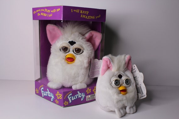 Furby Snowball (white With Pink Ears) 70-800 (1998) (NRFB - Not