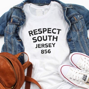 Respect South Jersey 856 Tee - Unisex NJ Shirt