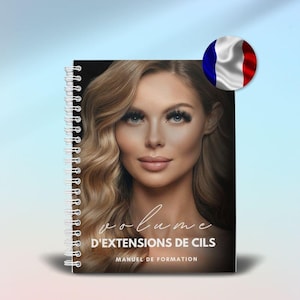 Französisches Volumen Wimpern Trainings-Handbuch, Bearbeitbarer Wimpernverlängerungs-Leitfaden, Volumen Lash Tech-Vorlage, Benutzerdefiniertes Lash Trainings-Handbuch