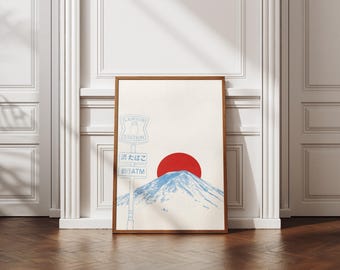 Mount Fuji & Lawson Art Print
