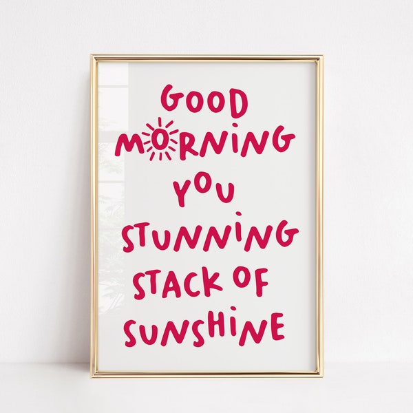 Morning Motivation Wall Art Etsy
