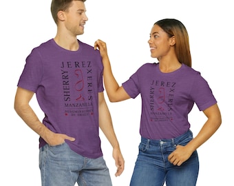 Sherry/Jerez/Manzanilla Spanish Wine Unisex Tee Shirt