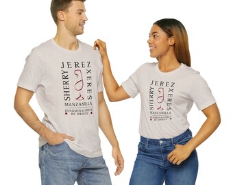 Sherry/Jerez/Manzanilla Spanish Wine Unisex Tee Shirt