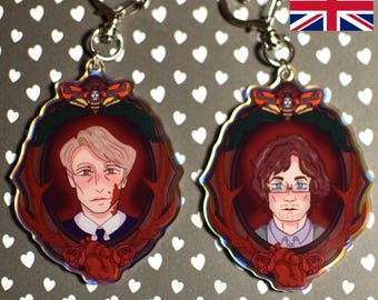 Hannibal acrylbedel: Will Graham, regenboogsleutelhanger, accessoire Ita-tas