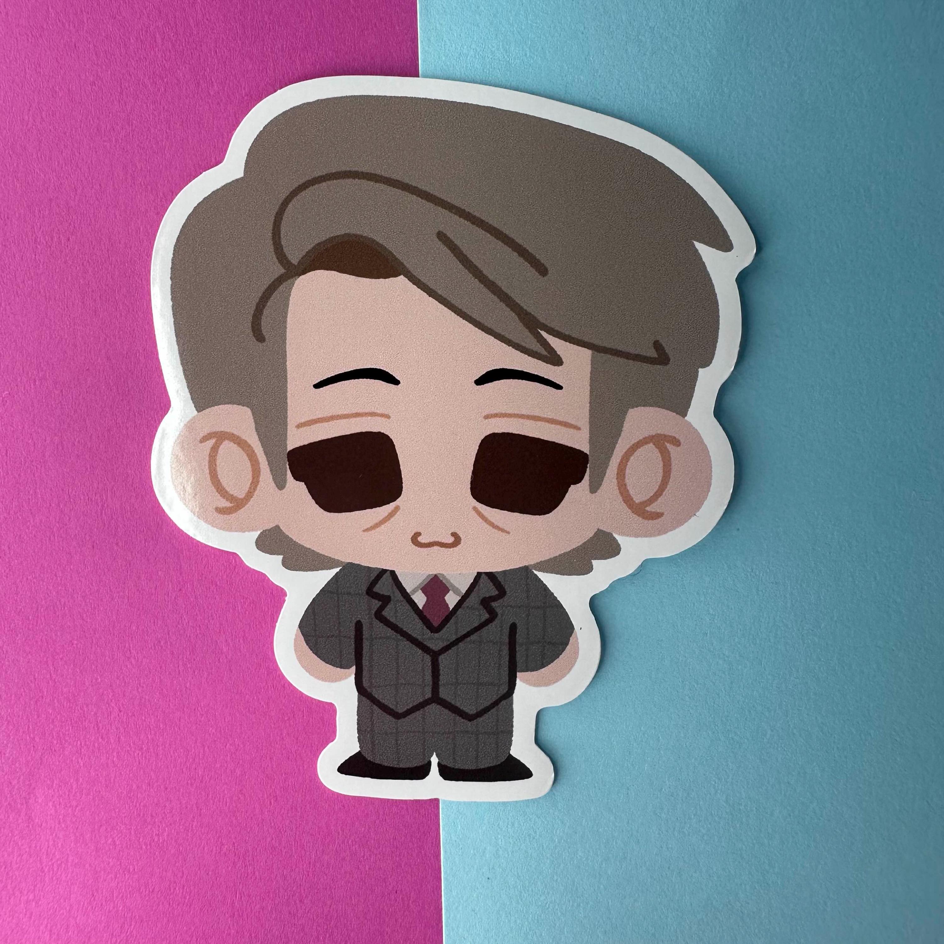 1art1 Adesivo Emoticon Hannibal Lecter | Sticker Quadrato 9x9 Cm | Per Fan E Collezionisti | Prodotto Di Alta Qualità - 4