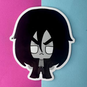 Hatred Game Chibi-klistermärke: Stansad vinyldekal