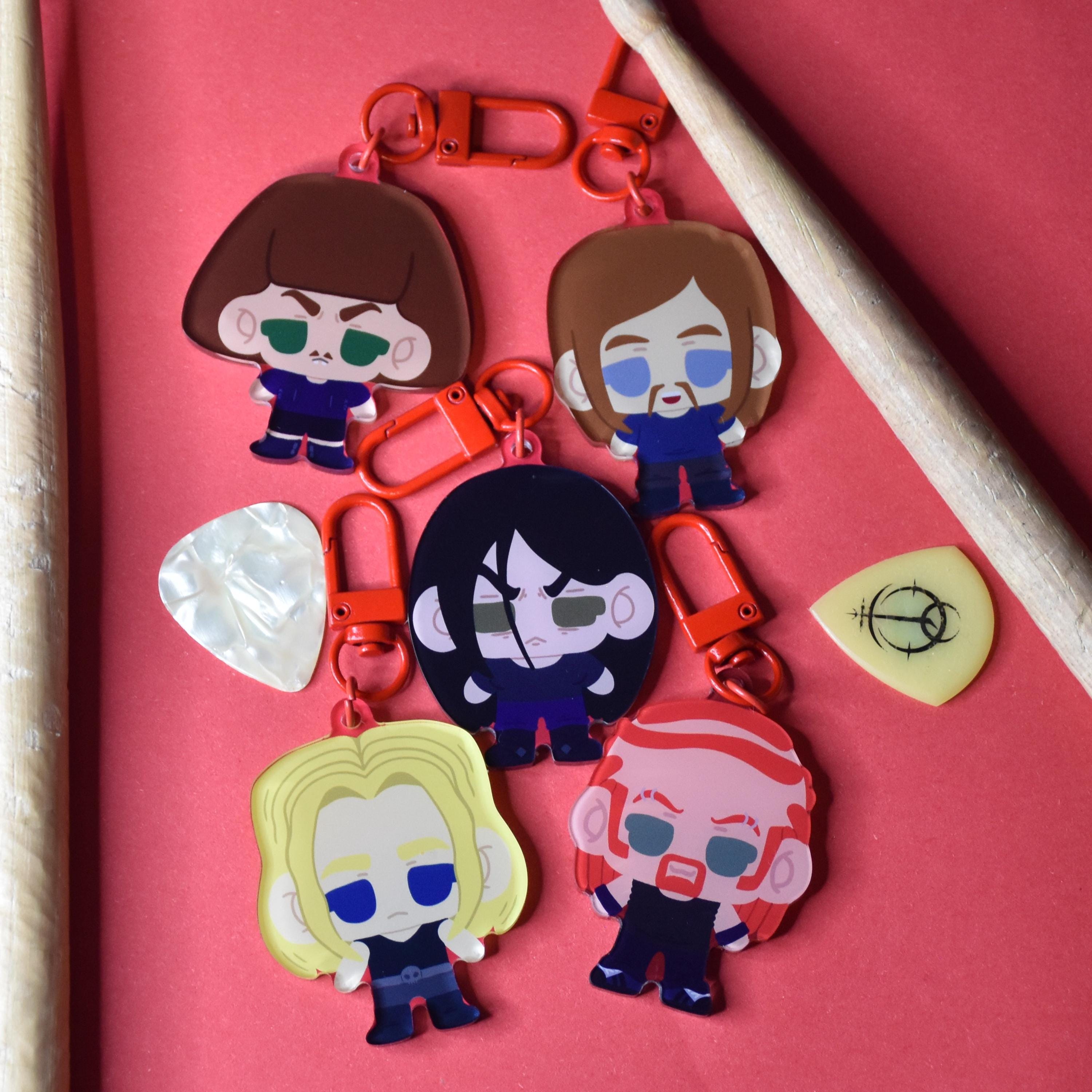 Metalocalypse 2 Inch Acrylic Charms: Nathan Explosion, Pickles