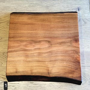 Live edge chopping board Sycamore cutting board waney Edge butcher block charcuterie board serving rustic james martin style cheese board