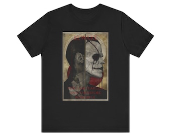 Frankenstein Shirt: Gothic Horror Tee - Mary Shelley Quote