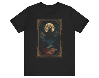 Dracula Shirt: Gothic Horror Tee, Vampire Quote - Bram Stoker