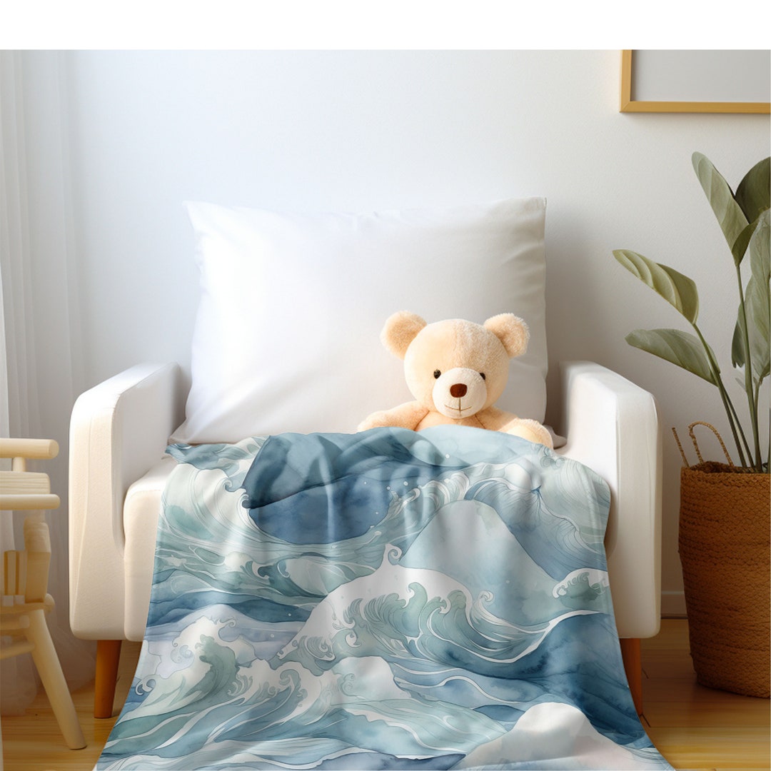 Beach Blanket, Baby Girl Blanket, Baby Boy Blanket, Blanket Gift for Girl, Baby Blanket, Kids