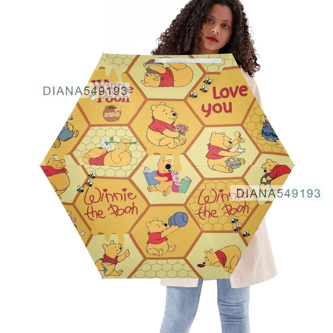 Winnie the Pooh Umbrella Winnie the Pooh Custom Umbrella - Etsy