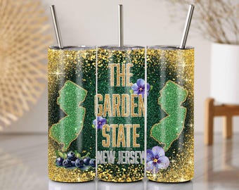 Emballage pour gobelet scintillant NJ Garden State : New Jersey Pride (téléchargement numérique)