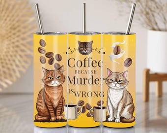 Sarkastische Katze Kaffeebecher Verpackung: Grumpy Cat PNG (Digitaler Download)