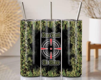 Gobelet de chasse One Shot No Miss, emballage de 20 oz PNG