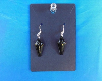 Cozy Coffin Earrings (all black)