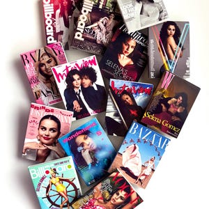 Miniature Selena Gomez Magazine Replicas – Set of 7